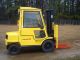 2003 Hyster H50xm 5,  000 Lb.  Cap.  Pneumatic Tire Forklift Truck - Gs Rated Forklifts & Other Lifts photo 2