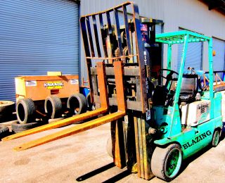 1983 Mitsubishi Model Fg030 Digital Domain 30 Forklift Excellent Working Cond. photo