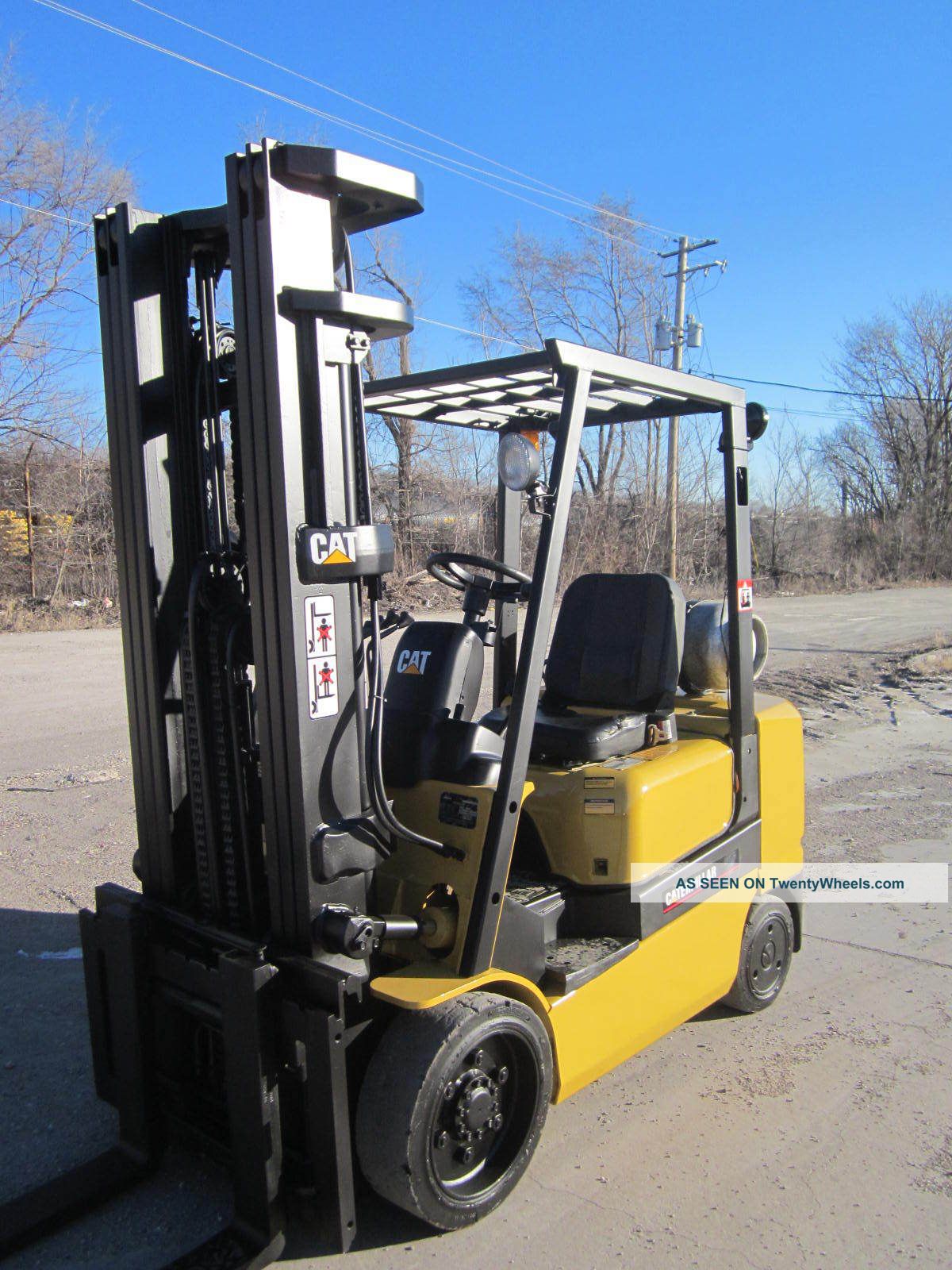 Caterpillar Forklift Lift Truck Hilo Fork,  6,  000lb Hyster Cat Yale Forklifts & Other Lifts photo