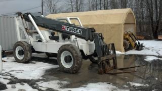 Terex Ss842 Diesel Telescopic Forklift 8000 Pounds 4x4 Rough Terrain Solid Tire photo