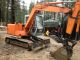 Hitachi Ex60 - 2 Excavator Track Hoe With Back Fill Blade And Hydraulic Thumb Ex60 Excavators photo 1
