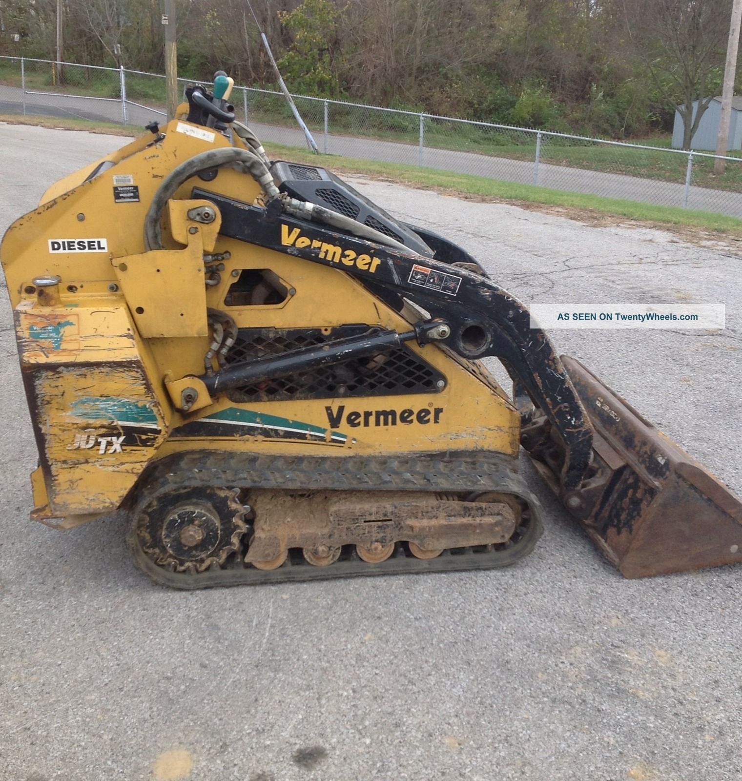 2006 Vermeer S600tx Ride On Mini Track Skid Steer Loader Kubota Diesel