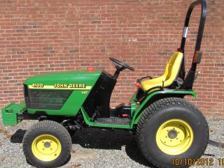 John Deere 4100 Compact Tractor 4wd Hst With 240 Hours photo