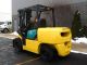 Komatsu 10000 Lb Capacity Forklift Lift Truck Pneumatic Tire Triple Stage Diesel Forklifts & Other Lifts photo 1