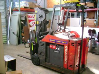 Raymond Stand Up Electric Forklift 4400lb Cap.  176 