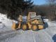 Holland 555 Deluxe 1940hrs.  With Factory Cab And Snowblower Skid Steer Loaders photo 2