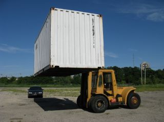 15,  000 Lbs Capacity,  Long Forks,  Wide Carriage,  Tall Mast,  Rough Terrain Hyster photo