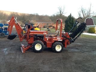 Ditch Witch 5700 Trencher Backhoe 6 Way Dozer Blade Hydrostatic Hoe Loader photo