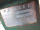 Antique Panzer Tractor T - 70 B W/ Mower Deck Cast Iron Front End Solid Tractor Other photo 9