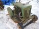 Antique Panzer Tractor T - 70 B W/ Mower Deck Cast Iron Front End Solid Tractor Other photo 1