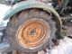 Antique Panzer Tractor T - 70 B W/ Mower Deck Cast Iron Front End Solid Tractor Other photo 8
