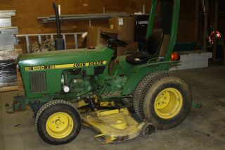 [item 7] John Deere Lawn Tractor 650 2wd,  18 Hp Diesel photo