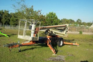 Jlg T350 41 ' Boom Lift,  Auto Leveling,  Battery Powered,  2006,  Tires & Jack photo
