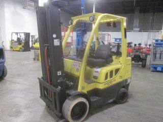 2009 Hyster S70ft Cushion Tire Forklift Fork Lift Rental Ready photo