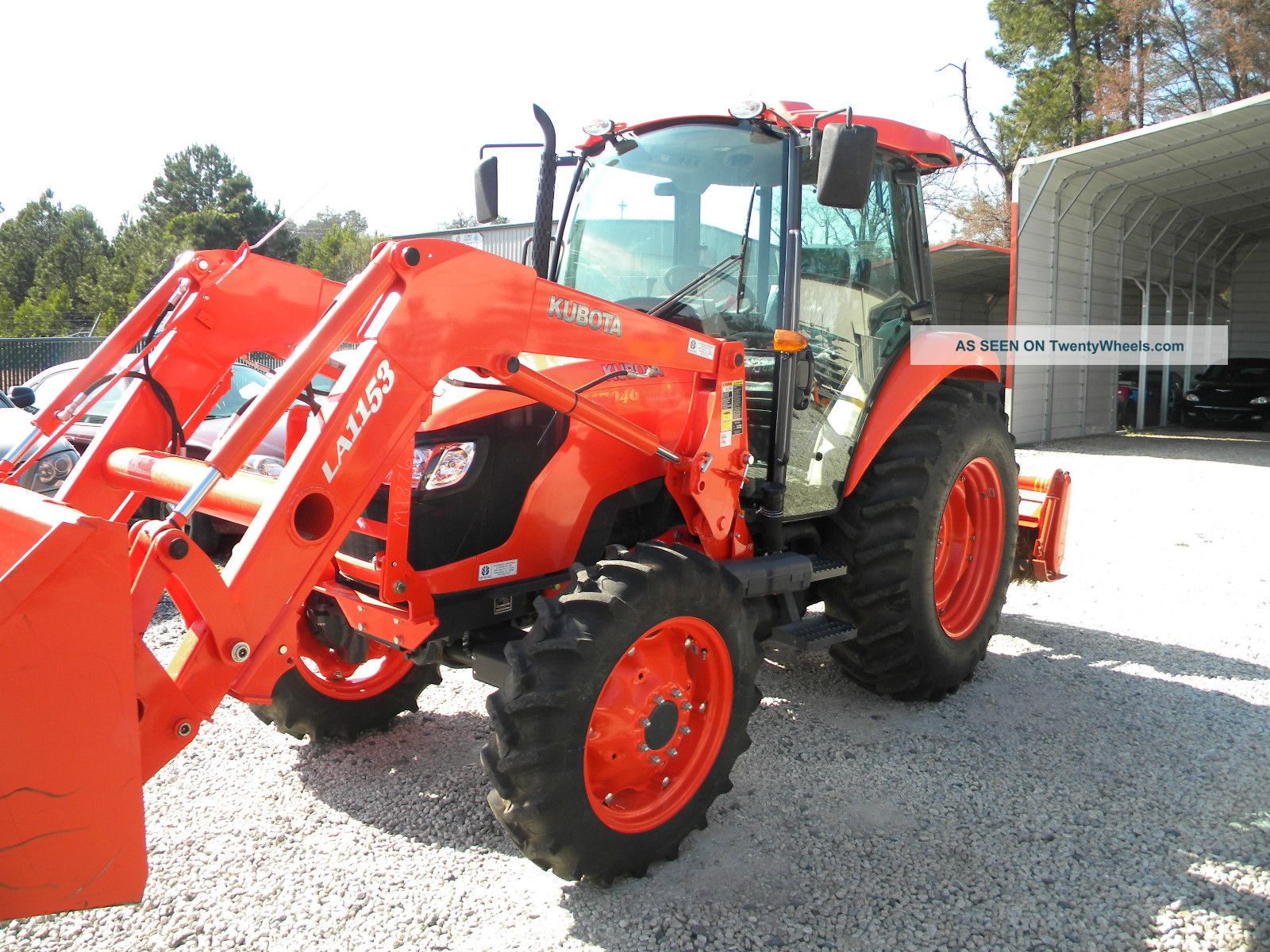 2011 Kubota Tractor M7040 W Loader 86 Cab Ac Radio Tractors photo