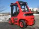 2004 Linde 15000 Lb Capacity Forklift Lift Truck Solid Rough Terrain Tires Forklifts & Other Lifts photo 1