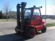 Linde H45d 10000 Lb Capacity Forklift Lift Truck Pneumatic Tire Cab W/heat Forklifts & Other Lifts photo 4