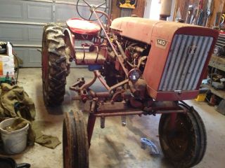 Farmall International 140 High Clearence Tractor With Cultivators photo