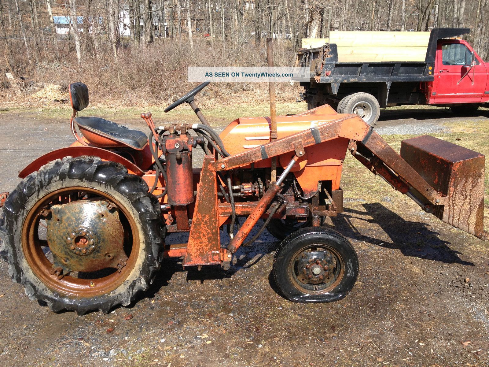Economy Powerking Tractor With 5 Attachments And Front End Loader Fel