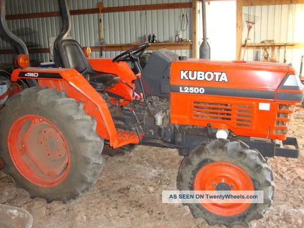 Kubota L2500dt 4wd 1998 Tractor Tractors photo
