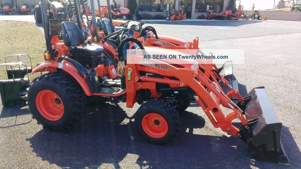 2010 Kioti Ck20s Hst Compact Tractor W/ Kl120 Loader. Only 15 Hrs. Unit