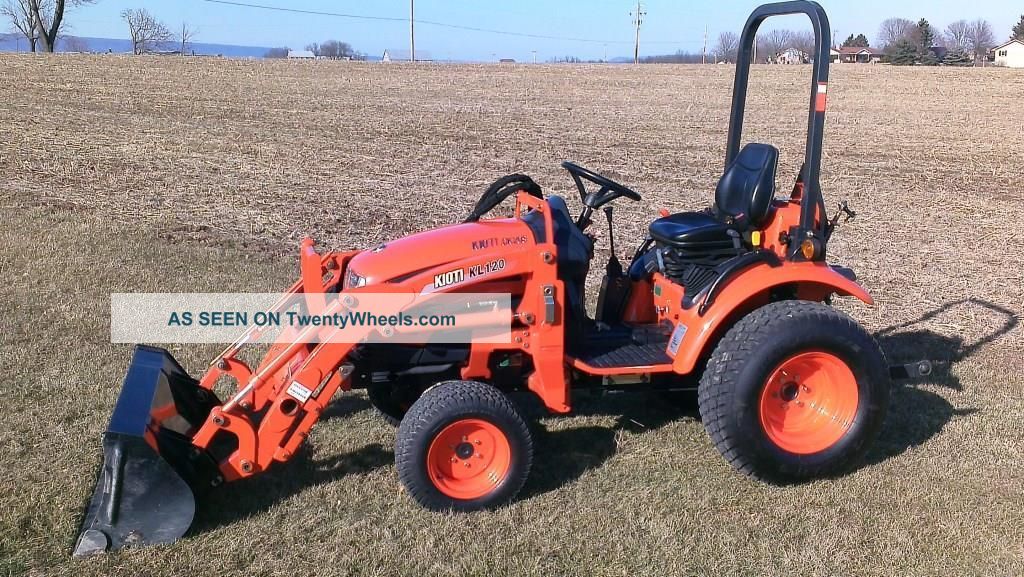 2009 Kioti Ck20s Compact Tractor W/ Kl120 Loader.  One Owner.  Machine Tractors photo