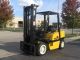 2002 Yale 8000 Lb Capacity Forklift Lift Truck Pneumatic Tire Triple Stage Mast Forklifts & Other Lifts photo 3