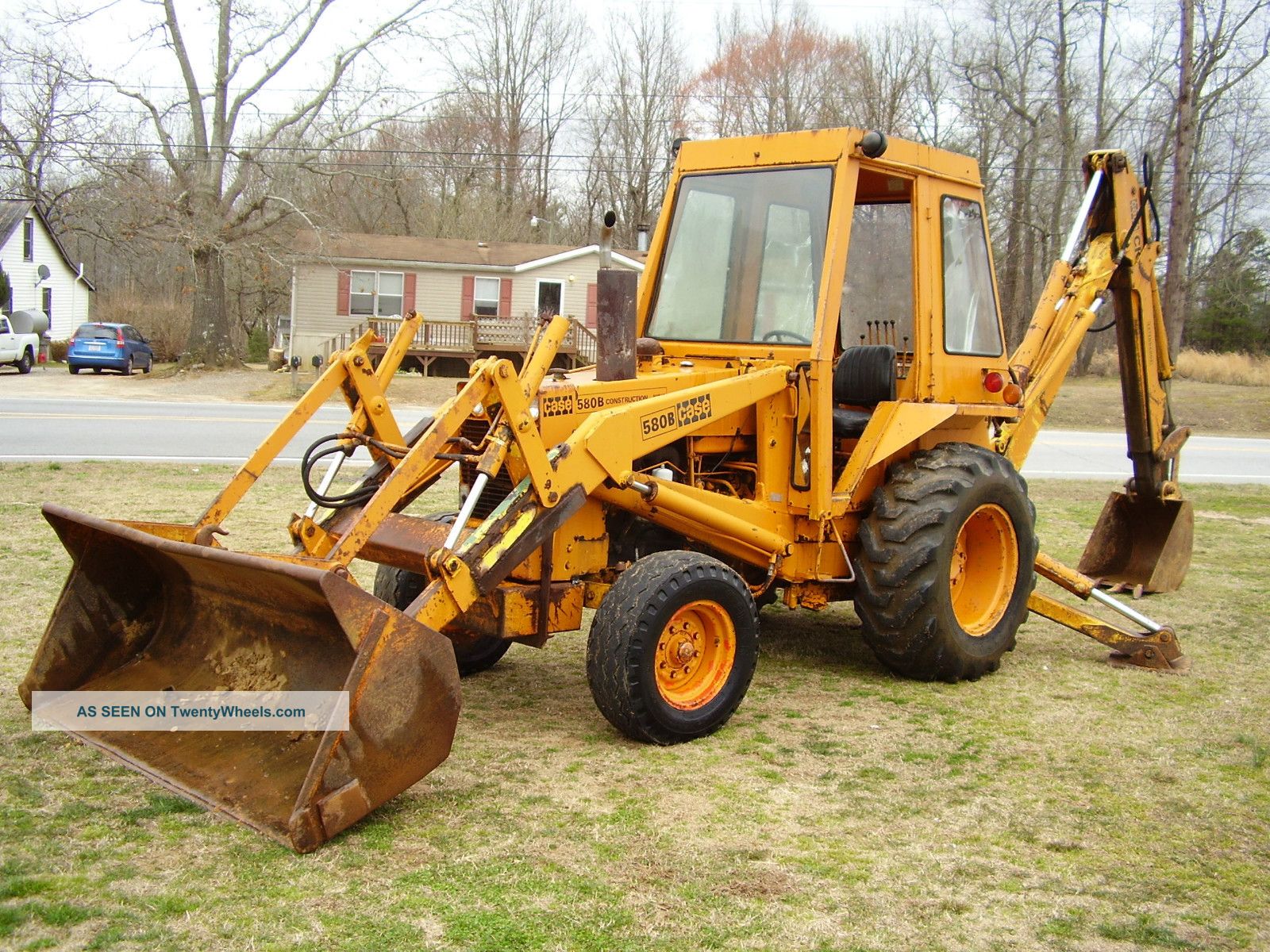 Case 580 B Extendhoe Loader Backhoe Good Farm Machine Backhoe Loaders photo