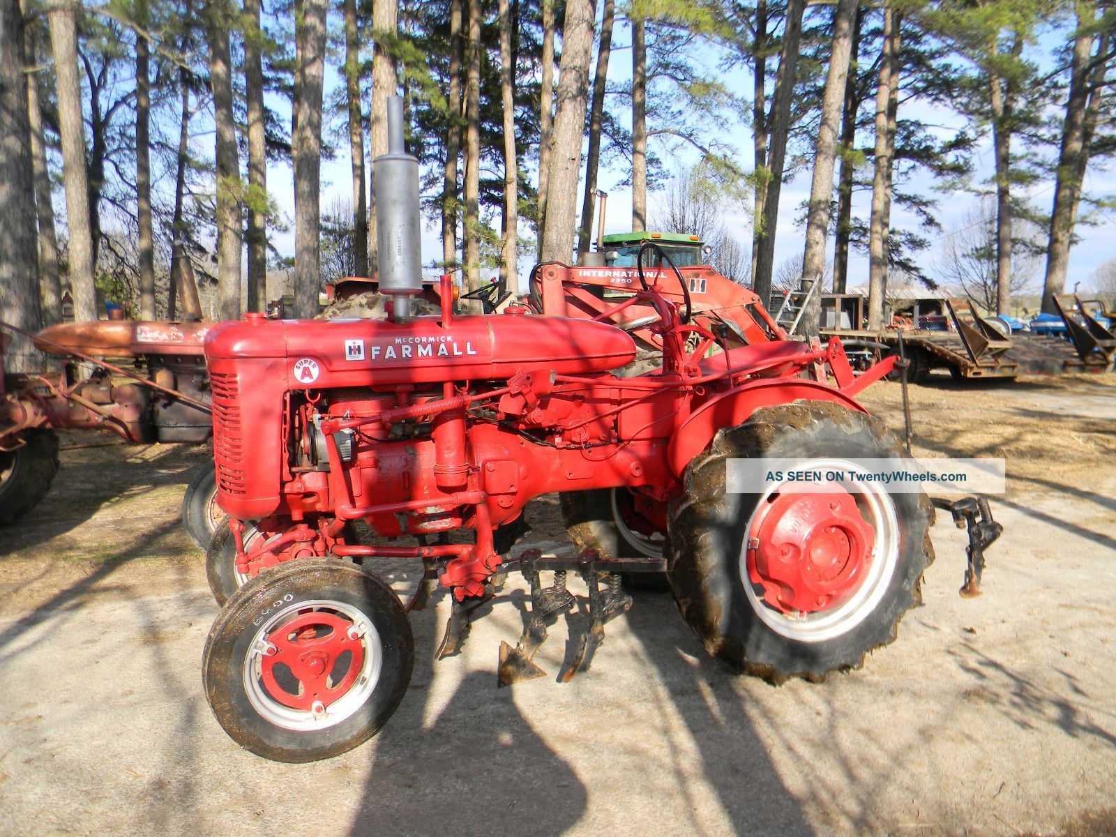 Farmall A Tractor W/cultivators Tractors photo