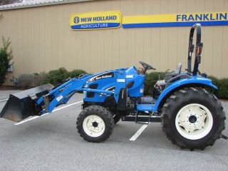 Holland Tc40da 4wd With Loader Only 97 Hours photo