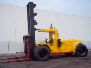 Hyster Forklift H620b 65000lb Capacity Detroit Diesel Pneumatic Tire Sideshifter photo