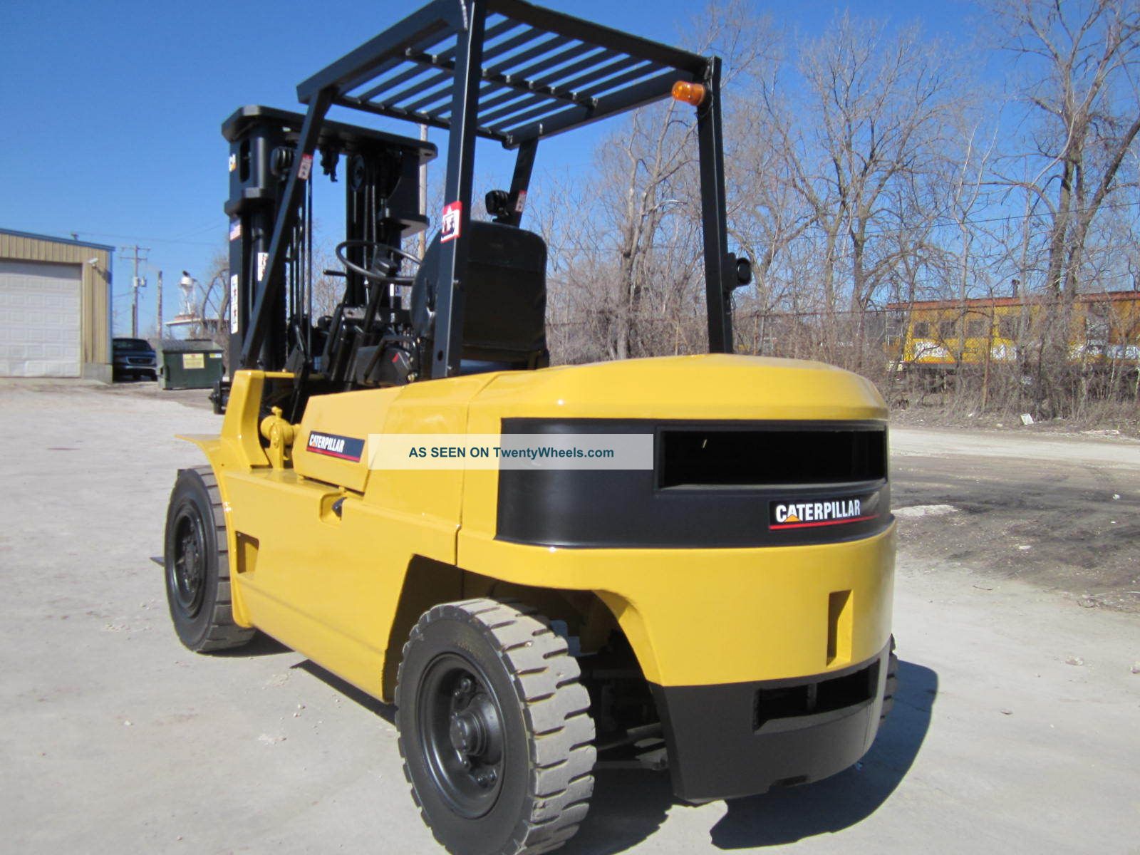Mitsubishi Fd35 Diesel Forklift Lift Truck Fork Pneumatic Caterpillar Cat Mitsubishi Fd35 Diesel Forklift Lift Truck Fork Pneumatic Caterpillar Cat