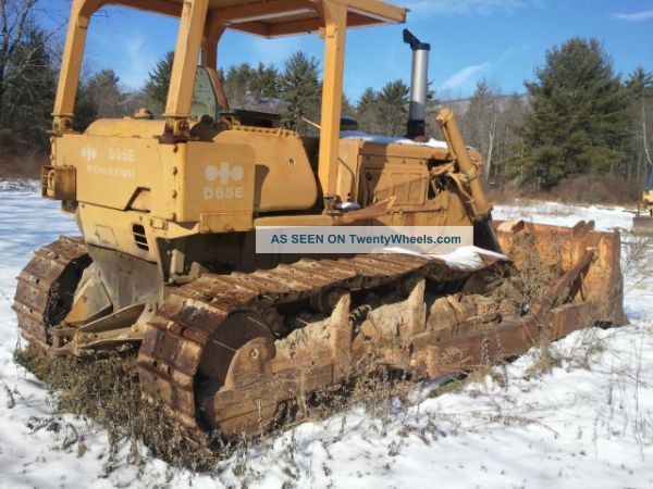 1979 Komatsu D65e - 6 Crawler Dozer Crawler Dozers & Loaders photo