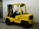 2006 Hyster 9000lb Capacity Forklift Lift Truck Pneumatic Tire Triple Stage Mast Forklifts & Other Lifts photo 2