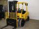 2006 Hyster 9000lb Capacity Forklift Lift Truck Pneumatic Tire Triple Stage Mast Forklifts & Other Lifts photo 3