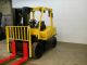 2007 Hyster 8000lb Capacity Forklift Lift Truck Pneumatic Tire Triple Stage Mast Forklifts & Other Lifts photo 2