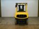 2007 Hyster 8000lb Capacity Forklift Lift Truck Pneumatic Tire Triple Stage Mast Forklifts & Other Lifts photo 3