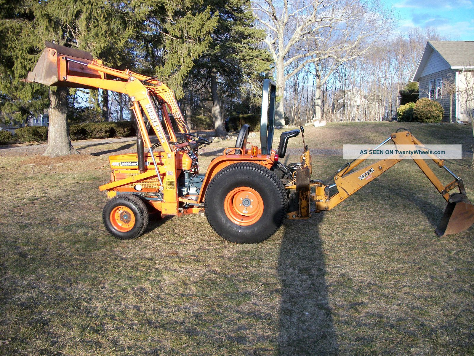 Kubota B8200 Tractor Loader Backhoe Rare Hydrostatic With Power Steering Tractors photo