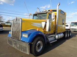 1994 Kenworth W900 Tri Axle Heavy Hauler Truck photo