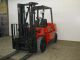 2004 Nissan 8000lb Capacity Forklift Lift Truck Pneumatic Tire Triple Stage Mast Forklifts & Other Lifts photo 3