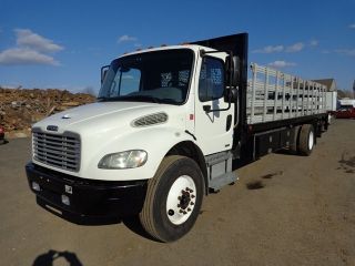 2007 Freightliner M2 Stake Body Flatbed Truck With Lift Gate photo