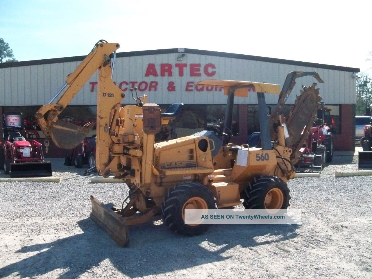 1999 Case 560 Trencher - Boring Machine - Backhoe - Only 1613 Hours Trenchers - Riding photo