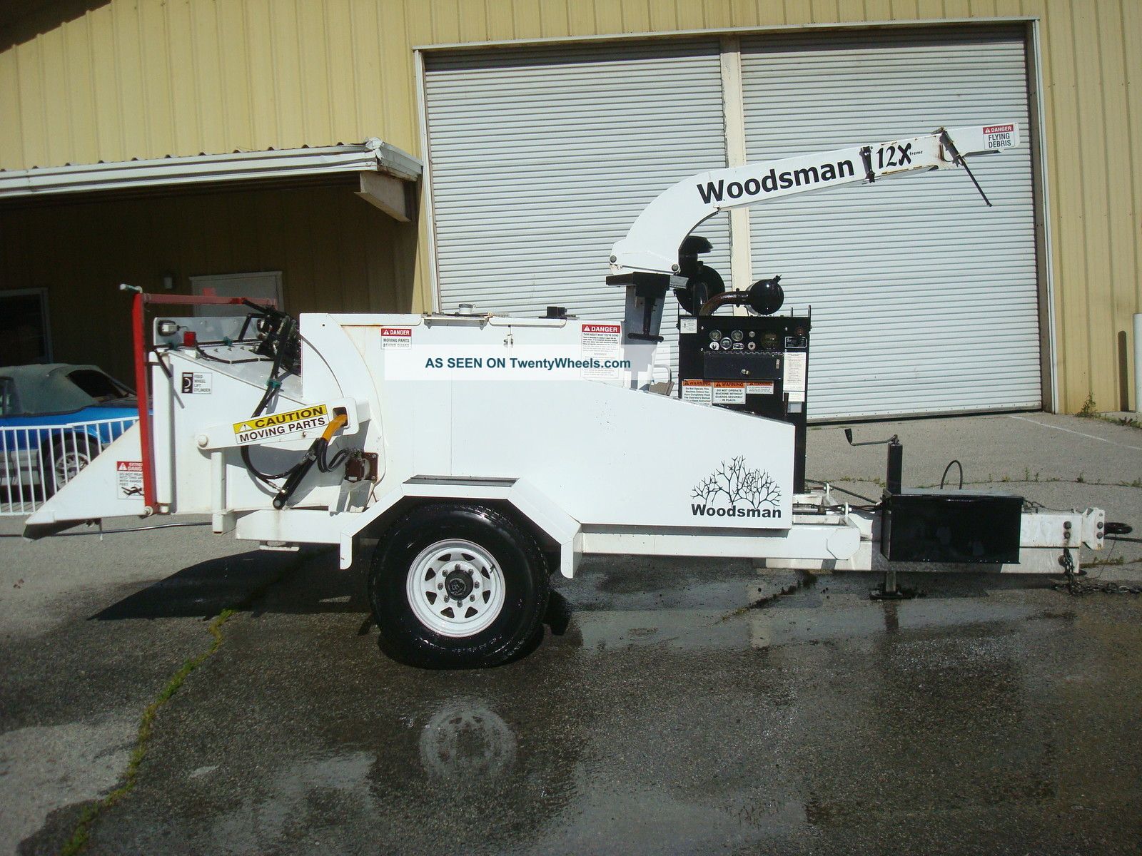 Woodman 12x 2007 Jd Diesel Only 846 Hours Very Ex California County Wood Chippers & Stump Grinders photo