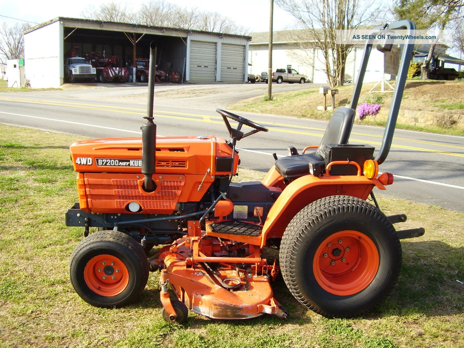 Kubota B 7200 Hst 4 X 4 Mower Tractor Tractors photo