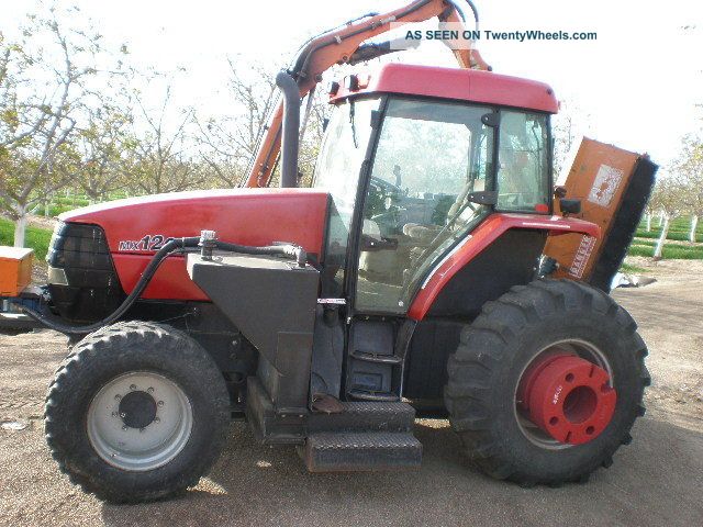 1999 Case Ih Mx120 4wd Cab With Boom Mower Tractors photo
