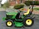 John Deere 4100 Compact Tractor & 54 In Belly Mower - - 4x4 - 450 Hrs Tractors photo 2