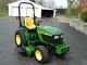 John Deere 4100 Compact Tractor & 54 In Belly Mower - - 4x4 - 450 Hrs Tractors photo 4