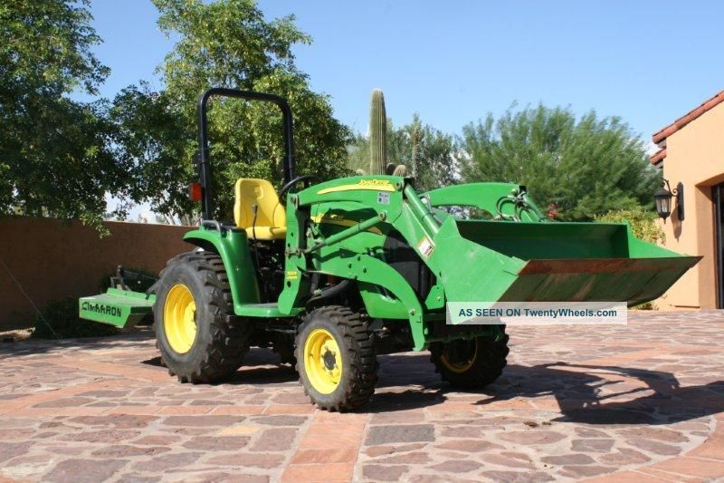 2009 John Deere 3250 Acreage Tractor With Loader And Mower Only 29 Hours Tractors photo