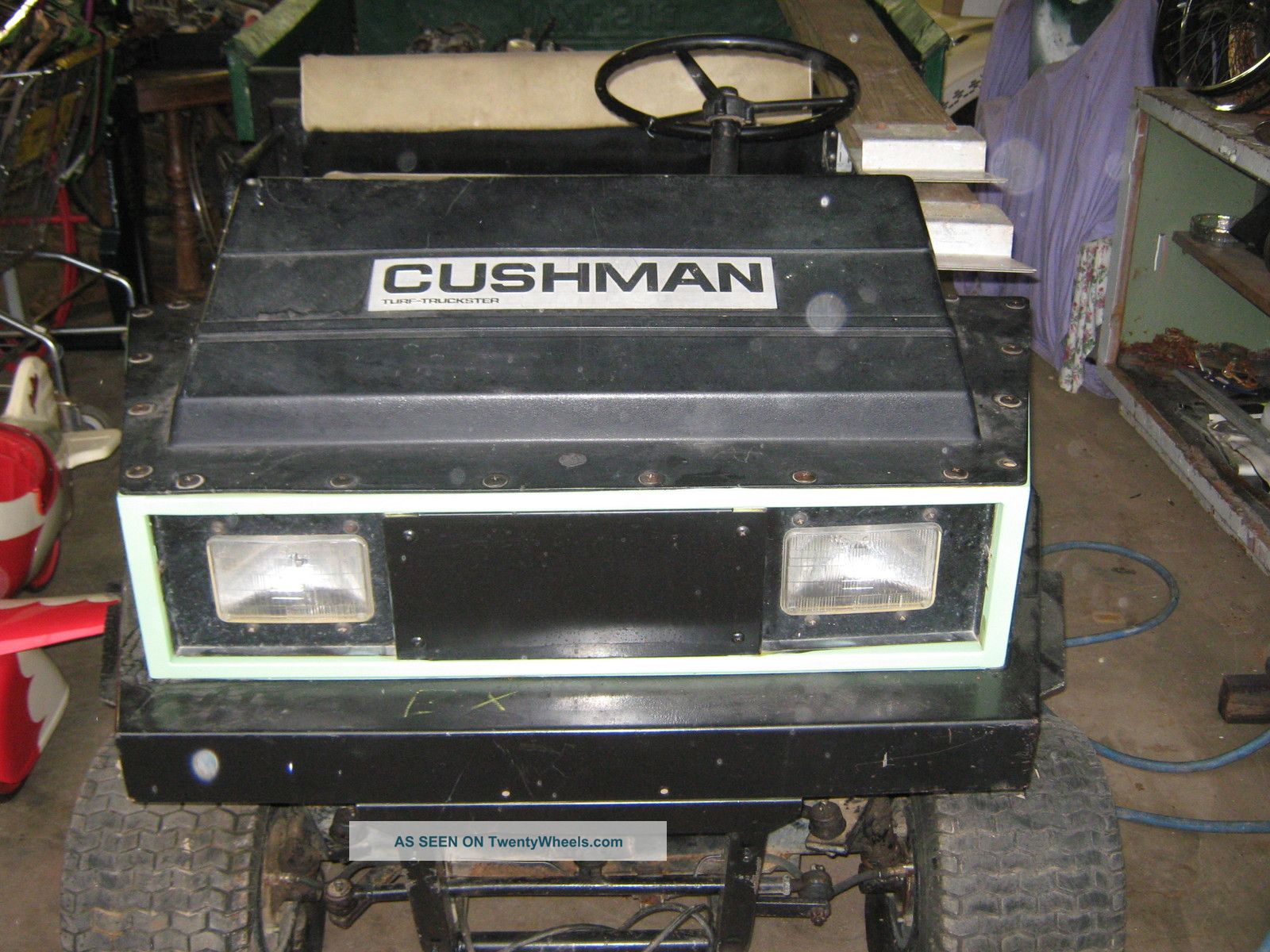 Cushman Turf Truckster. . .  Utility Farm Vehicles. .  Swap Meet Car Show Parts Mover Utility Vehicles photo