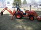 Kubota B1750 Tractor Loader Backhoe Well Maintained Diesel 4x4 Hydrostatic Tractors photo 7